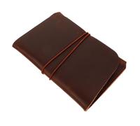 TOPBATHY Cartera Porta Pasaporte y Tarjetero de Cuero Coffee, Estuche Delgado y Reutilizable para Uso Profesional y Viajes