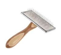 TOPBATHY Cepillo para Fieltrar Lana Aguja Tamaño Medio Mango de Bambú Natural Herramienta Manual para Proyectos de Fieltro y Cuidado de Mascotas Cardadora Artesanal para Desenredar