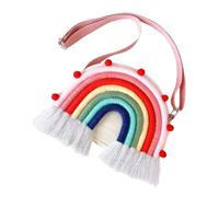 TOPBATHY Charm De Mochila Arcoíris Monedero Decorativo Bolso Bandolera para Niña