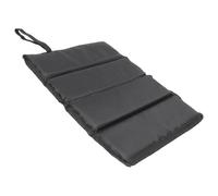 TOPBATHY Cojín para Sentarse Plegable de Tela Oxford Resistente al Agua Desgaste, Colchoneta Portátil de Camping Negra, 4 Pliegues, Ligera y Lavable, Adecuado para Picnic, Playa