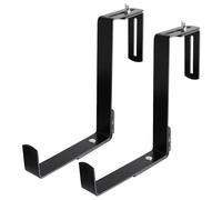 TOPBATHY Colgador de Plantas de Hierro para Balcón y Sala, Negro | Maceta Colgante, Soporte Ajustable para Flor o Suculenta, Acabado Fino y Superficie Lisa