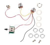 TOPBATHY Conjunto de Circuito Placa Filamentosa para Guitarra Eléctrica Fácil Instalación Potenciómetro de 500k y Componentes Electrónicos para Uso en Guitarras Eléctricas