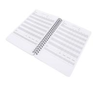 TOPBATHY Cuaderno de Notas A5 para Fitness y Entrenamiento Cuaderno de Agenda Portátil Espiral Diario de Planificación y Registro de Salud para Gimnasio y Control de Ejercicios