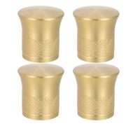 TOPBATHY Cubiertas para Tiradores de Muebles Chinos Vintage Doradas, Accesorios de Muebles de Aluminio 40x50 Mm, Protectores para Manijas de Cajones y Armarios, Paquete de 4 Piezas