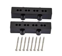 TOPBATHY Cubiertas Protección y Fácil Transporte de Plástico para Pastillas Humbucker Eléctrico JB Diseño de 8 Agujeros, Paquete de 2 Piezas