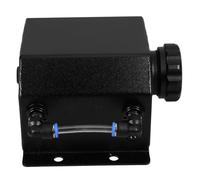 TOPBATHY Depósito De Recogida De Aceite 1l Cuadrado Metálico Negro Kit De Recuperación De Aceite para Coche Ventilado para Evitar Derrames, Uso Automotriz, Mantenimiento Motor