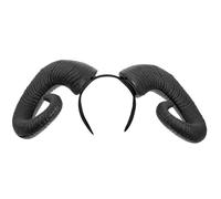 TOPBATHY Diadema Negra Cuernos de Resina para Halloween Accesorio Infantil Divertido para Disfraz y Fiestas Temáticas 1 Unidad