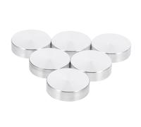 TOPBATHY Disco Circular de Aluminio Sólido 20 Mm M6, Adaptador para Tapas de Vidrio, Paquete de 6 Piezas, Grueso y Resistente, Accesorio para Mesas de Cristal, Uso en Oficina y Hogar