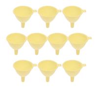 TOPBATHY Embudo Pequeño de Plástico para Laboratorio Diámetro 60 MM 10 Unidades para Experimentación Química y Transferencia de Líquidos Juego de Embudos Resistentes y Ligeros para Uso
