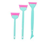 TOPBATHY Escurridor para Coche 3 Piezas Raspador de Agua para Parabrisas y Espejos, Limpiaparabrisas Lateral Trasero y Frontal, Herramienta para Eliminar Burbujas y Limpiar