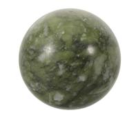 TOPBATHY Esfera de Cristal Verde Feng Shui de Jade Natural Pulido 4-5 Cm para Decoración Espiritual y Energía Positiva en Hogar y Oficina, Adorno de Piedra Decorativa de Riqueza