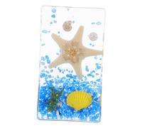 TOPBATHY espécimen de Concha de Resina pisapapeles Cubo Estrella de mar colección de especímenes de Estrellas de mar colección de Resina Marina Juguete Educativo para