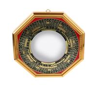 TOPBATHY Espejo Bagua Convexo Decorativo para Colgar Pared Adorno de Exorcismo y Material de Diseño Elegante para Decoración de Inauguración de Casa