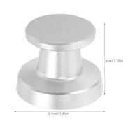 TOPBATHY Estabilizador de Vinilo de Aluminio Abrazadera de Peso Antivibración para Tocadiscos Control de Resonancia para Sistemas Hifi Accesorio Multifunción para Discos Deformados