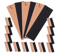 TOPBATHY Estuche Individual para Bolígrafo y Lápices de Papel Kraft 40 Unidades Plegables Soporte Práctico para Pluma Estilográfica Ligero y Fácil de Transportar Adecuado para Uso