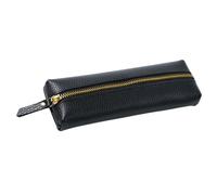 TOPBATHY Estuche para Lápices Portátil con Diseño de Piel de Lychee Bolsa Práctica y Duradera con Cremallera Suave para Estudiantes y Organización de Papelería