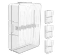TOPBATHY Estuche Portátil de Viaje para 4 Cabezales de Cepillo de Dientes Eléctricos, Diseño Compacto de Material PP, Fácil de Transportar para Viajes de Negocios