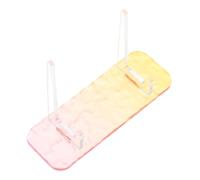 TOPBATHY Expositor De Almacenamiento Transparente Mini Soporte para De Fotos y Insignias para Colección Mesa