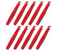 TOPBATHY Extractor de Fusibles de Plástico Rojo 10 Piezas para Coche, Herramienta Multiusos Resistente al Calor, Compatible Fusibles de Vidrio, Adecuado para Mantenimiento