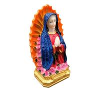 TOPBATHY Figurilla Virgen Comunión Ángel Escultura Sagrado Católico Bautizo Natividad Estatua Rosario Decoración De La Iglesia Santo Adorno del Catolicismo Decoración del Hogar Resina