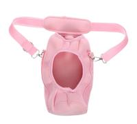 TOPBATHY Funda Aislante para Botella de Agua con Correa Ajustable Bolsa Portabotellas de Neopreno Resistente al Calor para Protección Antiquemaduras Color Rosa con Cierre Metálico