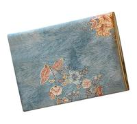 TOPBATHY Funda Ajustable para Libros A6 de Tela Estampado Floral Funda Protectora Lavable para Libros de Bolsillo Cubierta Resistente y Decorativa para Uso Escolar y Personal