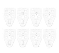 TOPBATHY Gancho para Persianas Venecianas 8 Piezas, Gancho de Varita Resistente, Conector Compacto para Cortinas, Color Neutro, Accesorio para Control de Inclinación y Cierre, Adecuado