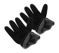 TOPBATHY Guantes Hidratantes de Gel Negros para Manos Secas y Agrietadas Guantes Exfoliantes y Mascarilla para Cuidado Nocturno Reparador y Humectante para Piel Áspera