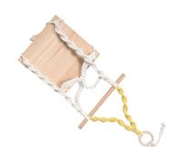 TOPBATHY Handwoven Cotton Rope Wall Hanging Shelf Rustic Boho Tapestry Decor Multipurpose Indoor Storage Rack For Plants Photos and Home Accessories