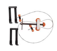 TOPBATHY Herramienta Profesional para Encordar de Acero Inoxidable y Aleación de Aluminio Abrelatas Auxiliar para Tensar Cuerdas Accesorio Ajustable para Largos Recurvos y Tradicionales