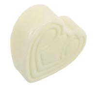 TOPBATHY Jabón Artesanal Facial en Barra Hidratante Ácido Hialurónico y Seda Forma de Corazón Verde Claro Multiusos para Piel Sensible y Limpieza Corporal