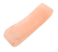 TOPBATHY Jabón de Sal Natural para Masaje Facial y Limpieza Suave | Arcado, Superficie Contorneada, Espuma Densa, Cuidado Diario en Casa, Piel Sensible y Seca, Color Naranja