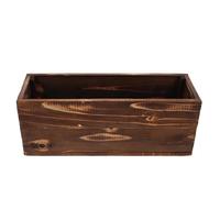 TOPBATHY Jardinera Rectangular Construcción Resistente y Compacta de Madera Rústica para Plantas y Suculentas Adecuado para Exteriores y Balcones