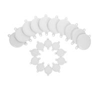 TOPBATHY Juego de 10 Tapas de Sellado de Hierro Engrosado 200 L para Bidones, Tapa Metálica Cierre Seguro, Adecuado para Uso Industrial, Agrícola y Almacenamiento de Líquidos