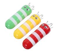 TOPBATHY Juego de 3 Carretes de Tejer de Plástico con Forma de Abeja Herramienta para Fabricar Tubos y Tejedora de Suéteres Mini Carretes de Colores Rojo Amarillo y Verde para