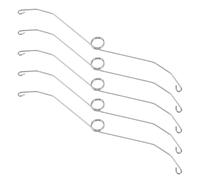 TOPBATHY Juego de 5 Resortes de Acero para Extractor de Aire de Baño, Resorte de Ventilación de 236 Mm para Ventilador de Techo o Pared, Repuestos para Ventiladores de Intercambio de Aire