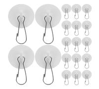 TOPBATHY Juego de 80 Ganchos Adhesivos Redondos Transparentes para Techo Autoadhesivos Extraíbles Gancho de Metal, Organizador para Colgar Plantas y Decoración en Hogar, Fiestas y Oficina