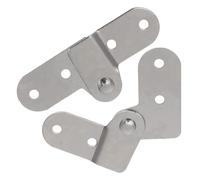 TOPBATHY Kit de Bisagras Resistentes para Escaleras de Ático Plegables 2 Piezas Izquierda y Derecha Accesorio para Escaleras de Mano Adecuado para Mantenimiento y Reparación