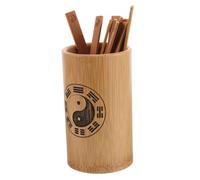 TOPBATHY Kit de Varillas de Adivinación I Ching de Bambú Portátil para Predicciones Precisas Herramienta Educativa de Feng Shui y Aprendizaje Cultural Chino con Cubo Ligero
