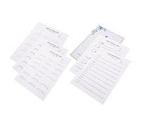 TOPBATHY Kit Entrenamiento Extensiones Pestañas con Libro Mapeo y Almohadillas Práctica para Principiantes Herramienta Versátil para Formación y Ejercicios de Grafting Salones y Uso