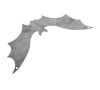 TOPBATHY Letrero de Jardín de Halloween Decoración de Murciélago Realista de Metal Lanterna de Murciélago Volador para Jardín Adorno de Letrero