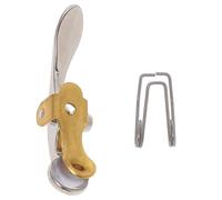 TOPBATHY Llave Watergate para Trompeta en Tono si Bemol Accesorio Plateado Pequeño de Drenaje Pieza de Montaje Compatible para Instrumentos de Latón Herramienta de Ajuste para Banda y