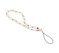 TOPBATHY Llavero de Cuentas Estrella de Cinco Puntas para Teléfonos Móviles y Bolsas, Colgante Multifuncional de Plástico Blanco Resistente Diseño Único