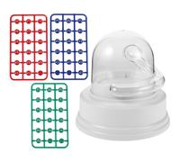 TOPBATHY Máquina de Bingo con Bola, Pequeña Máquina de Bingo Portátil de Plástico, Eléctrica con Vibración, Mini Juego de Lotería para Fiestas y Viaje, Mayores