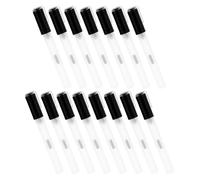 TOPBATHY Marcadores de Pintura Recargables Transparentes 15 Piezas Punta Oblicua y Punta Redonda Bolígrafos Vacíos para Arte Manualidades y Retoques sobre Papel o Piedra