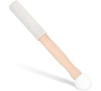 TOPBATHY Mazo para Cuenco Tibetano Banda de Piel de Oveja y Goma, Palo de Percusión Pequeño y Ligero para Cuencos Cantores, Accesorio de Madera para Instrumentos de Relajación y Meditación