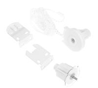 TOPBATHY Mecanismo de Control para Persiana Enrollable de Metal 38mm con Soporte y Cadena de Cuentas para Cortinas Enrollables Hogar