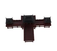 TOPBATHY Mini Pagoda Estatua para Acuario Adorno Zen Estilo Chino para Decoración de Bonsái y Paisaje Figura de Pabellón Retro para Pecera y Terrario Modelo Compacto para Jardín de Hadas