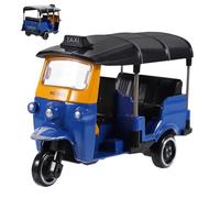 TOPBATHY Modelo Vintage de Triciclo de Aleación Azul Figura Decorativa Compacta para Escritorio y Hogar Adorno Ligero con Diseño Rústico y Realista para Coleccionistas y Decoración Vintage