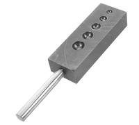 TOPBATHY Molde de Esfera de Grafito para Fundición, Molde Hemisférico Multifuncional de Grafito Duradero, Herramienta Precisa para Artesanía y Fabricación de Joyas, Accesorio Profesional